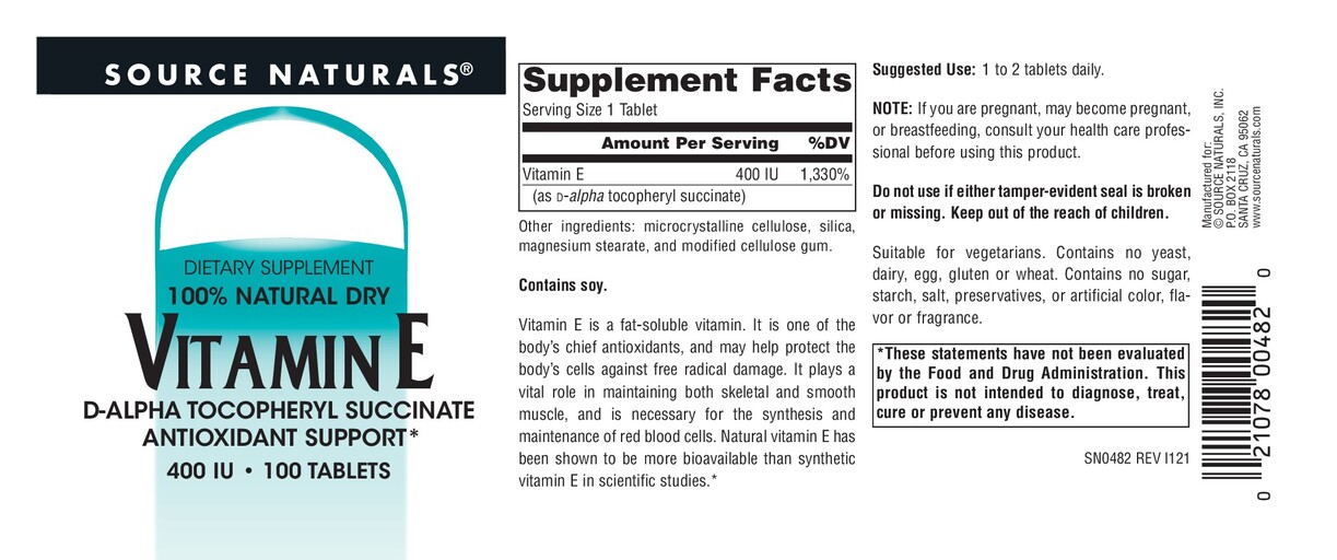 Vitamin E 400 IU