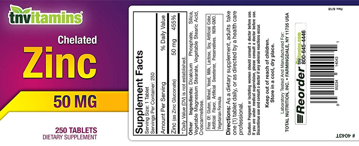 Zinc 50 mg