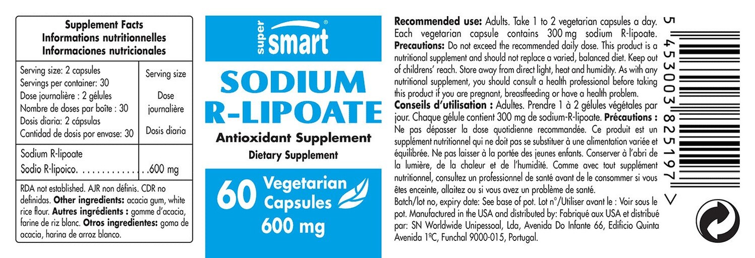 Sodium R-Lipoate 600 mg