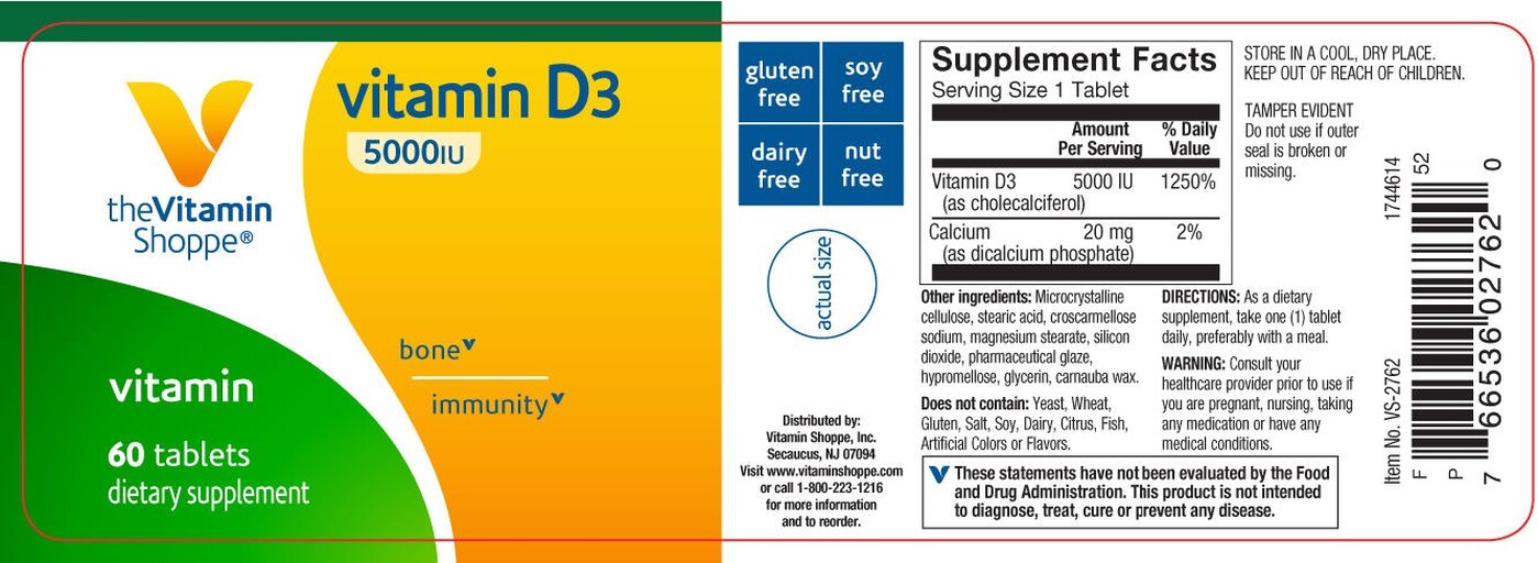 The Vitamin Shoppe Vitamin D3 5000 IU