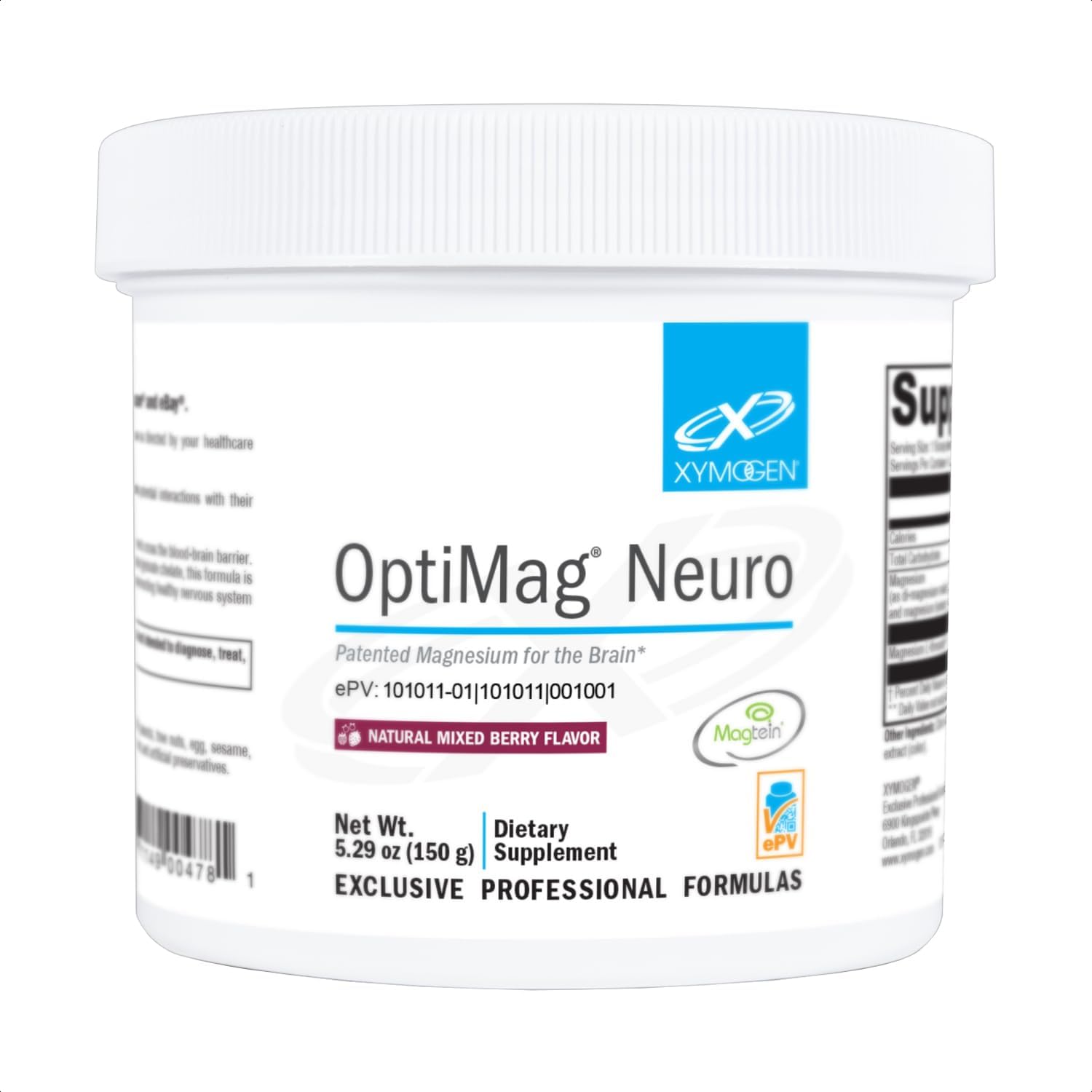 OptiMag Neuro Natural Mixed Berry Flavor