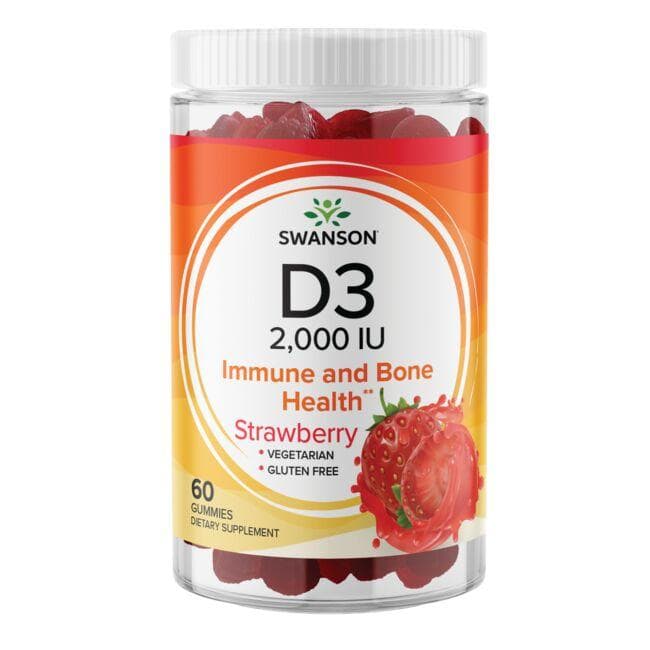 D3 2,000 IU Strawberry