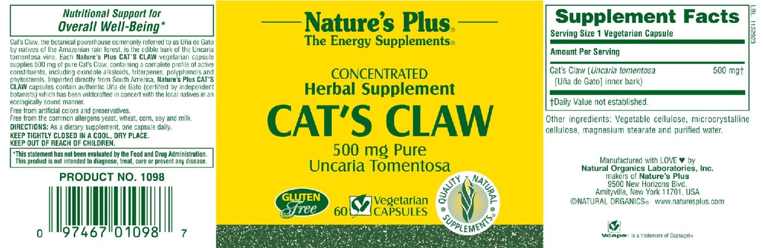 Cat's Claw 500 mg