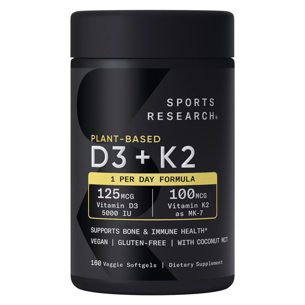 Plant-Based D3 125 mcg + K2 100 mcg