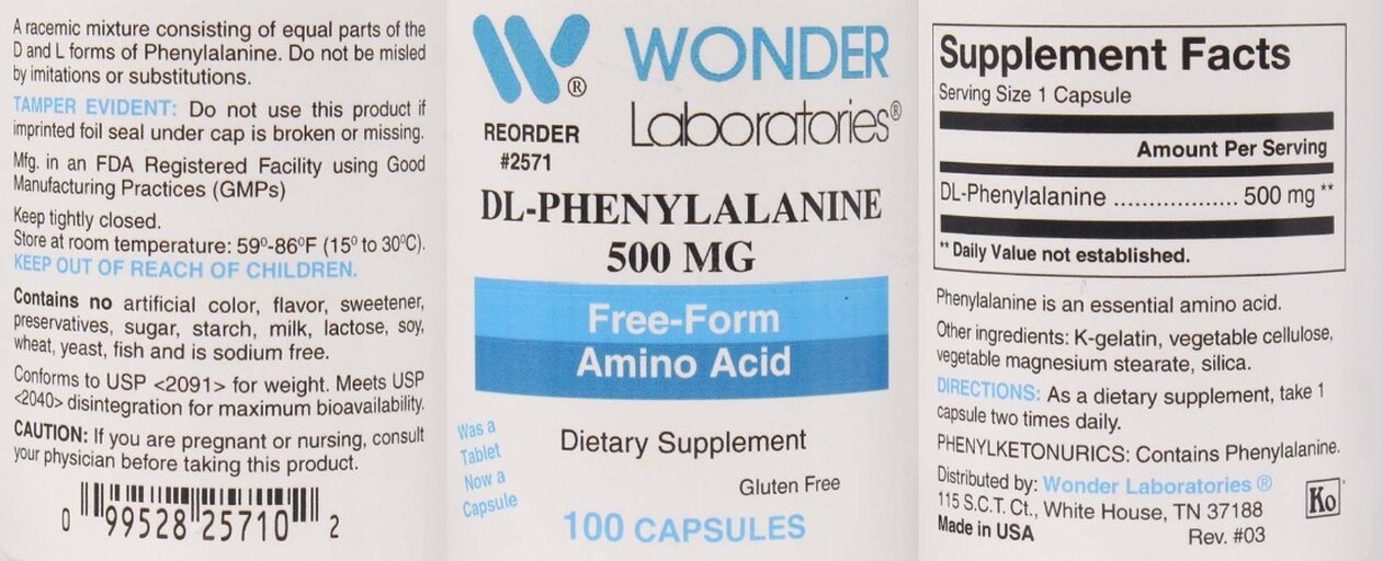 DL-Phenylalanine 500 mg