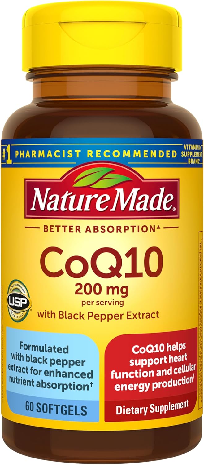 CoQ10 200 mg with Black Pepper Extract