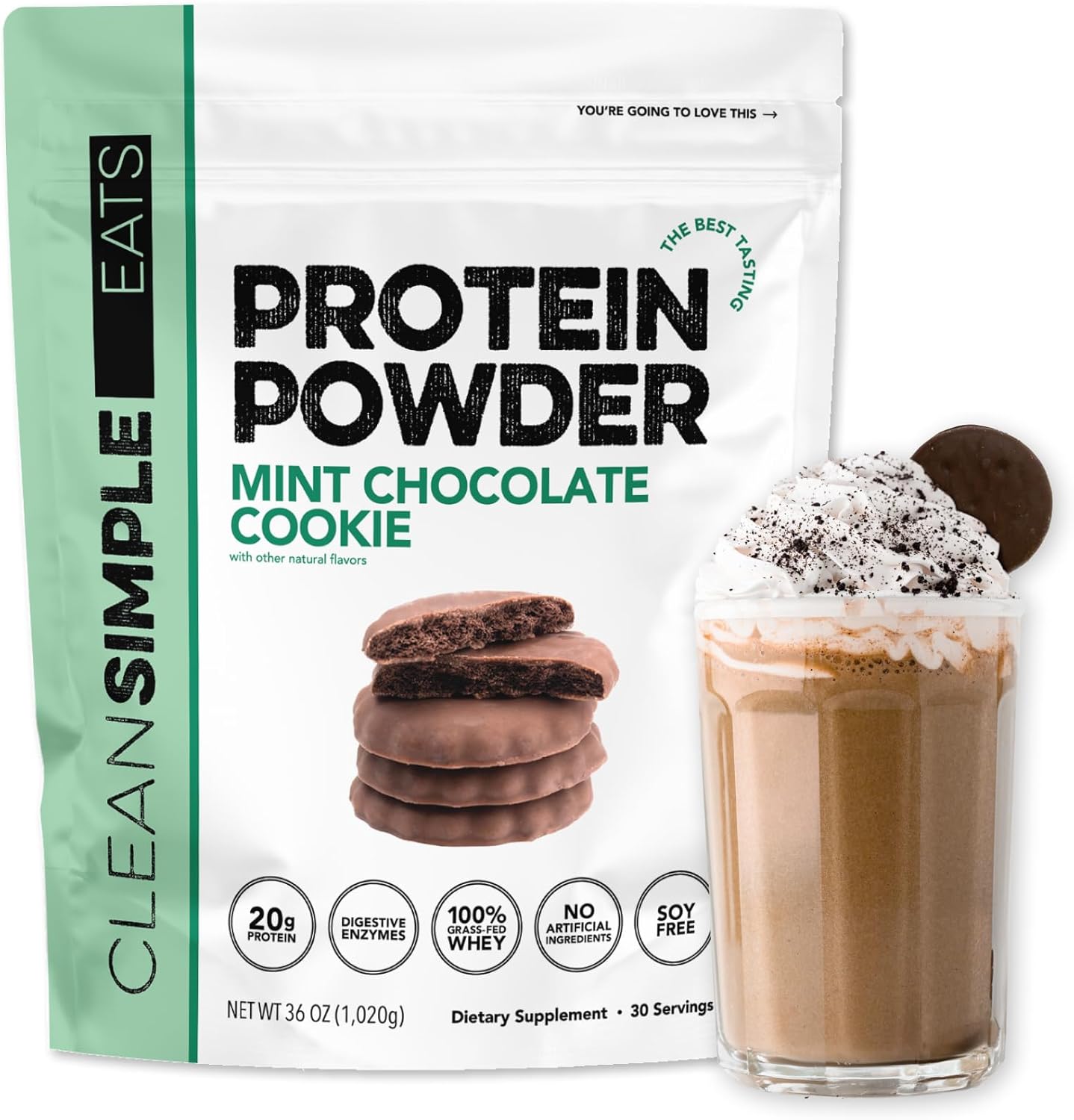 Whey Protein Powder (Mint Chocolate Cookie