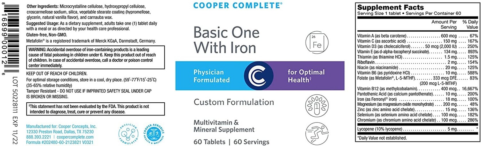 Basic One with Iron