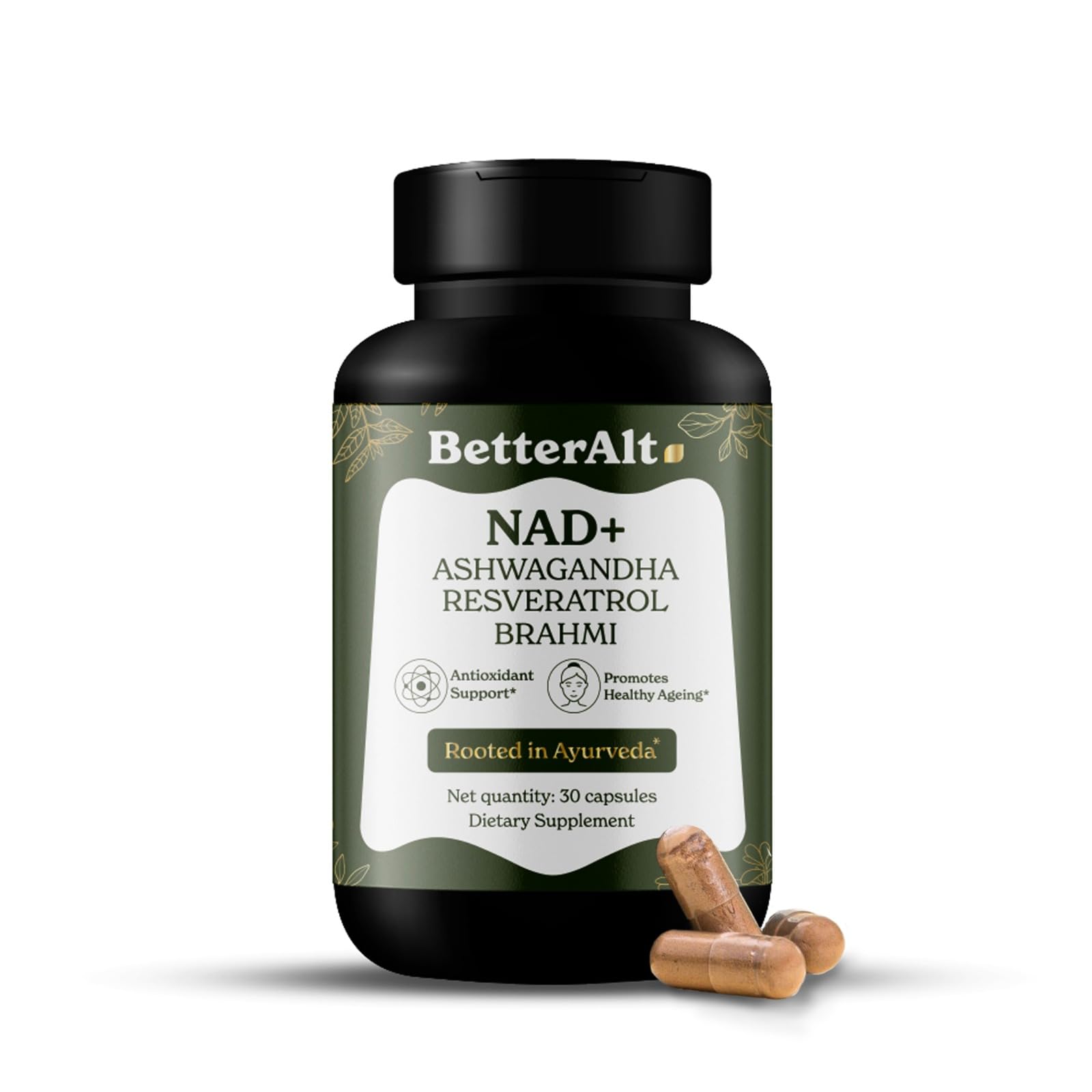 NAD+ Ashwagandha Resveratrol Brahmi