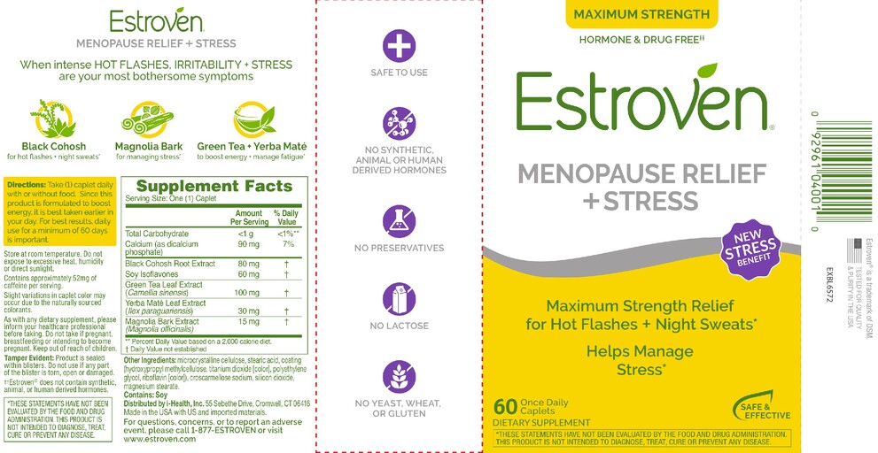 Maximum Strength Estroven Menopause Relief + Stress