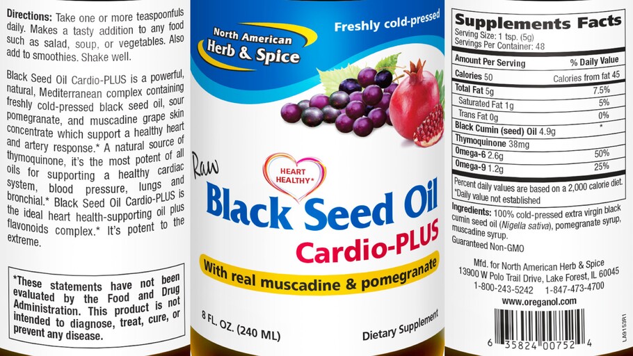 Black Seed Oil Cardio-Plus