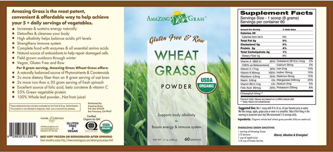 Organic Wheat Grass