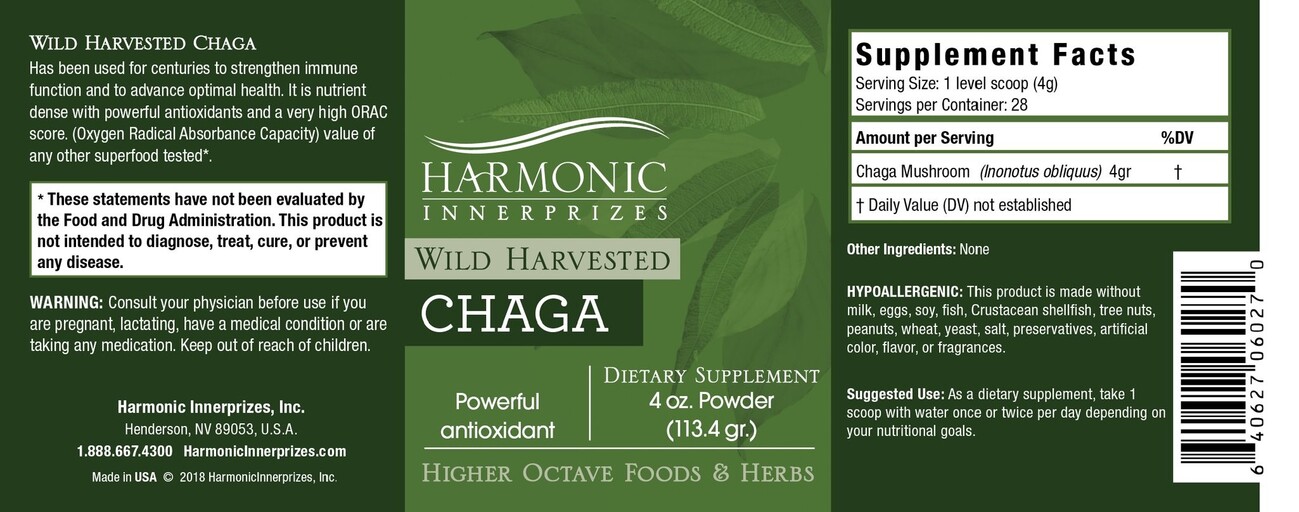 Wild Harvested Chaga