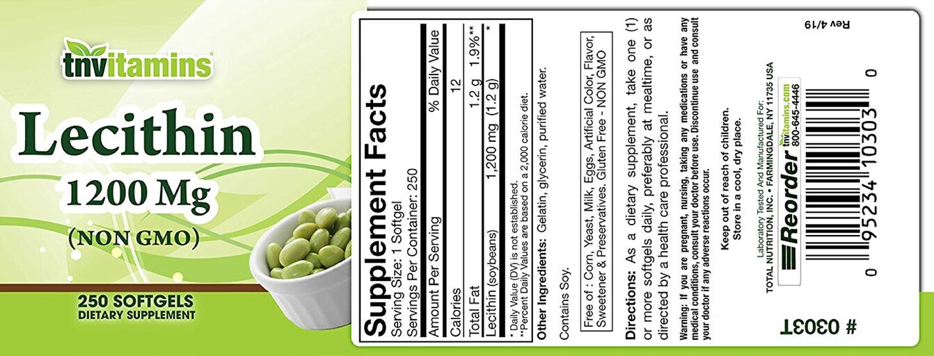Lecithin 1200 mg