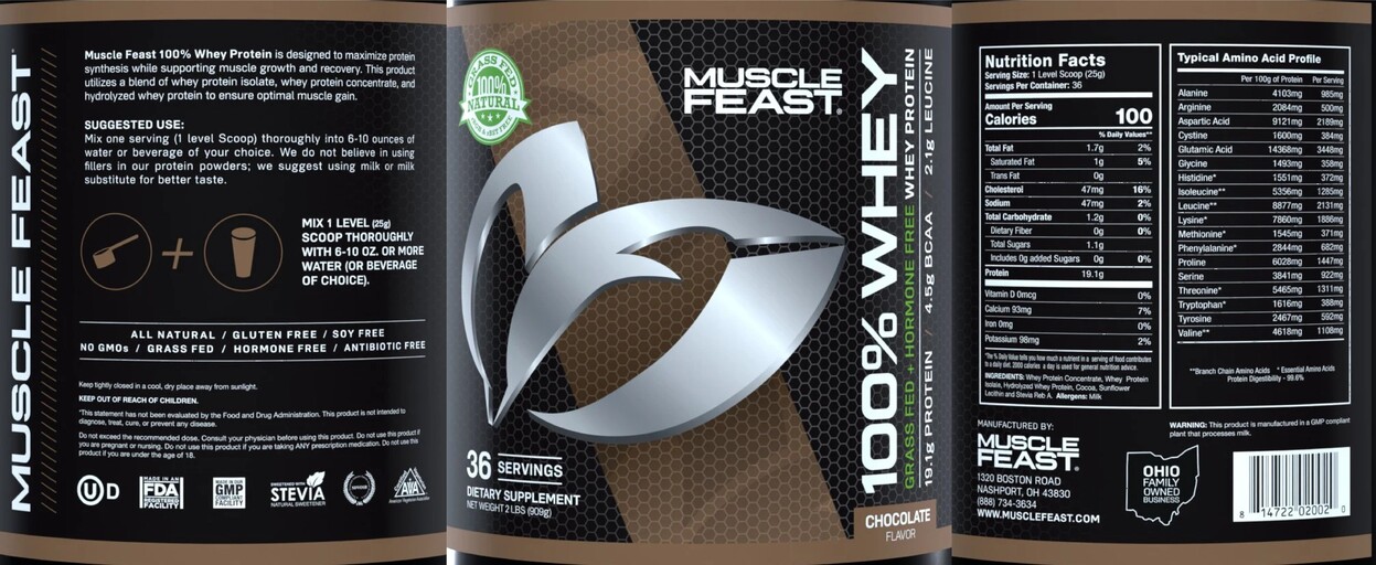 100% Whey Chocolate Flavor