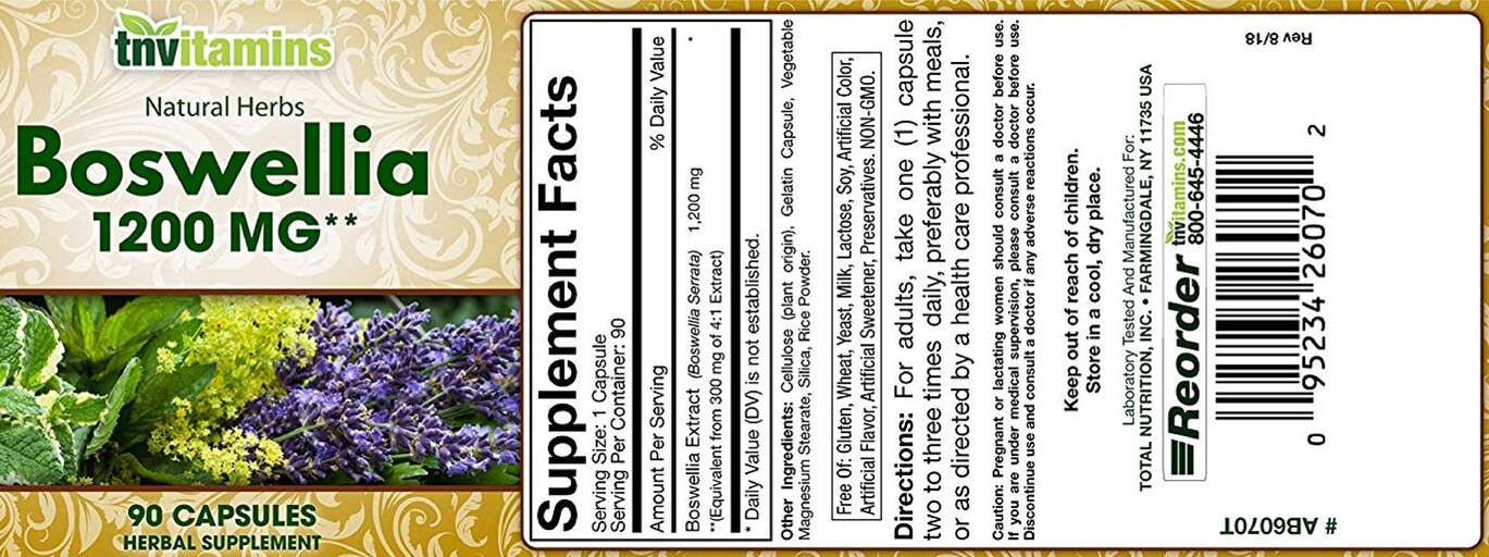 Boswellia 1200 mg