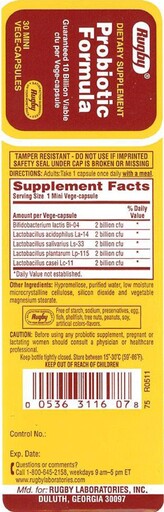 Probiotic Formula