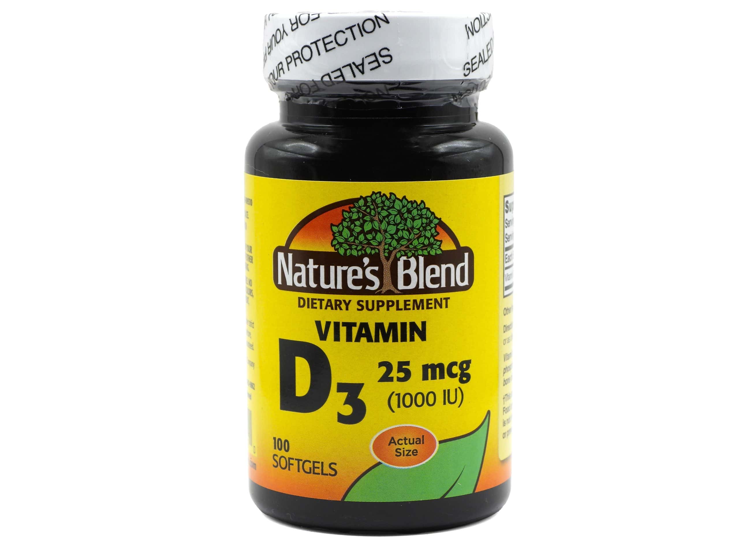 Vitamin D3 25 mcg (1000 IU)