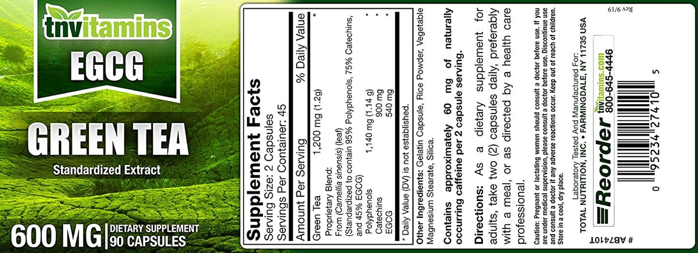 Green Tea 600 mg