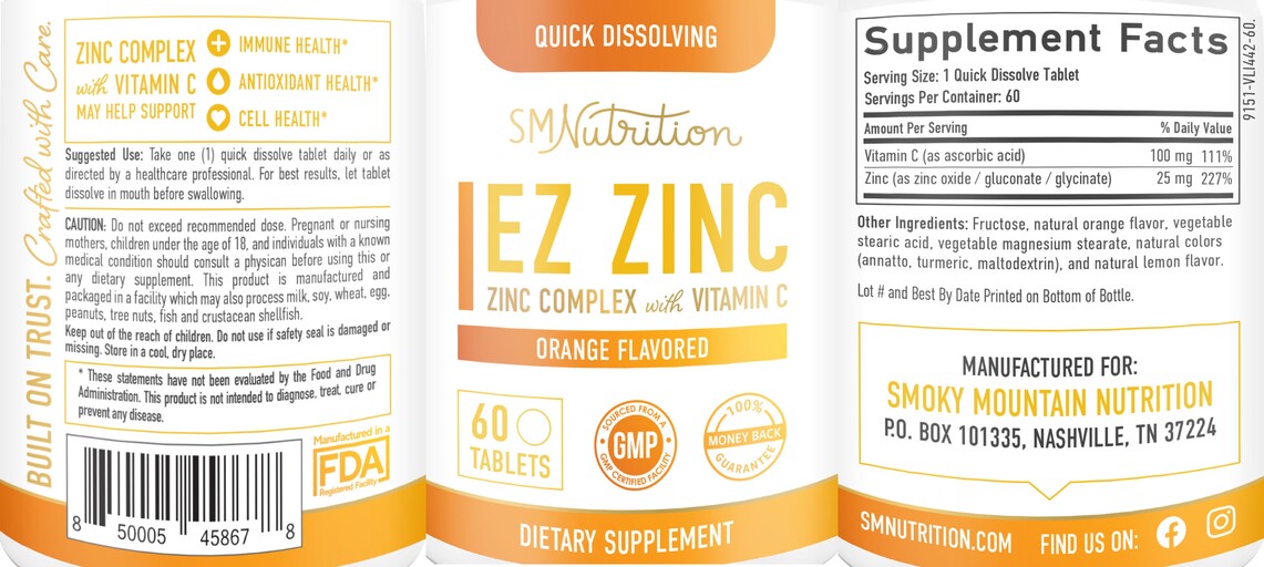 EZ Zinc Orange Flavor