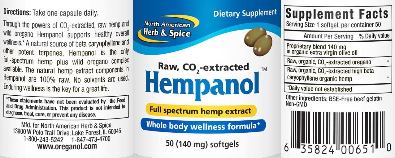 Raw Hempanol 140 mg
