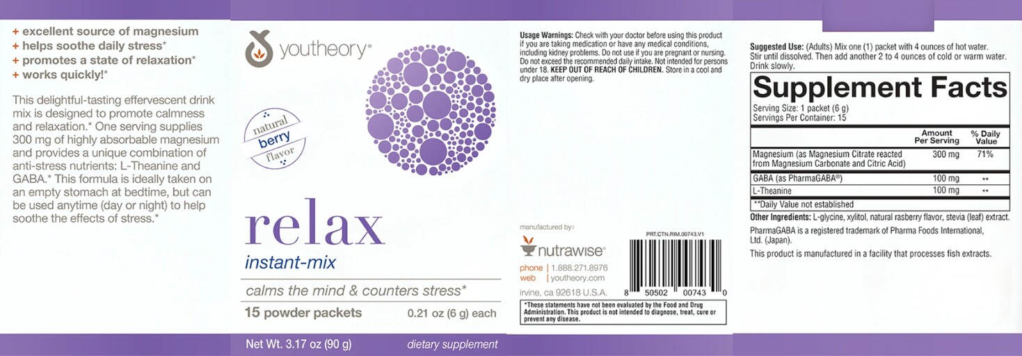 Relax Instant-Mix Natural Berry Flavor