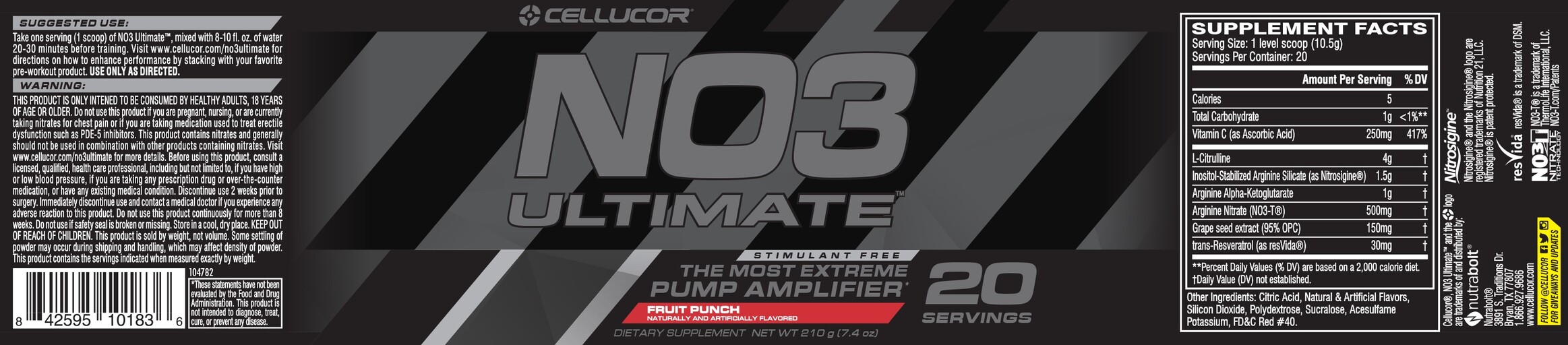 NO3 Ultimate Fruit Punch