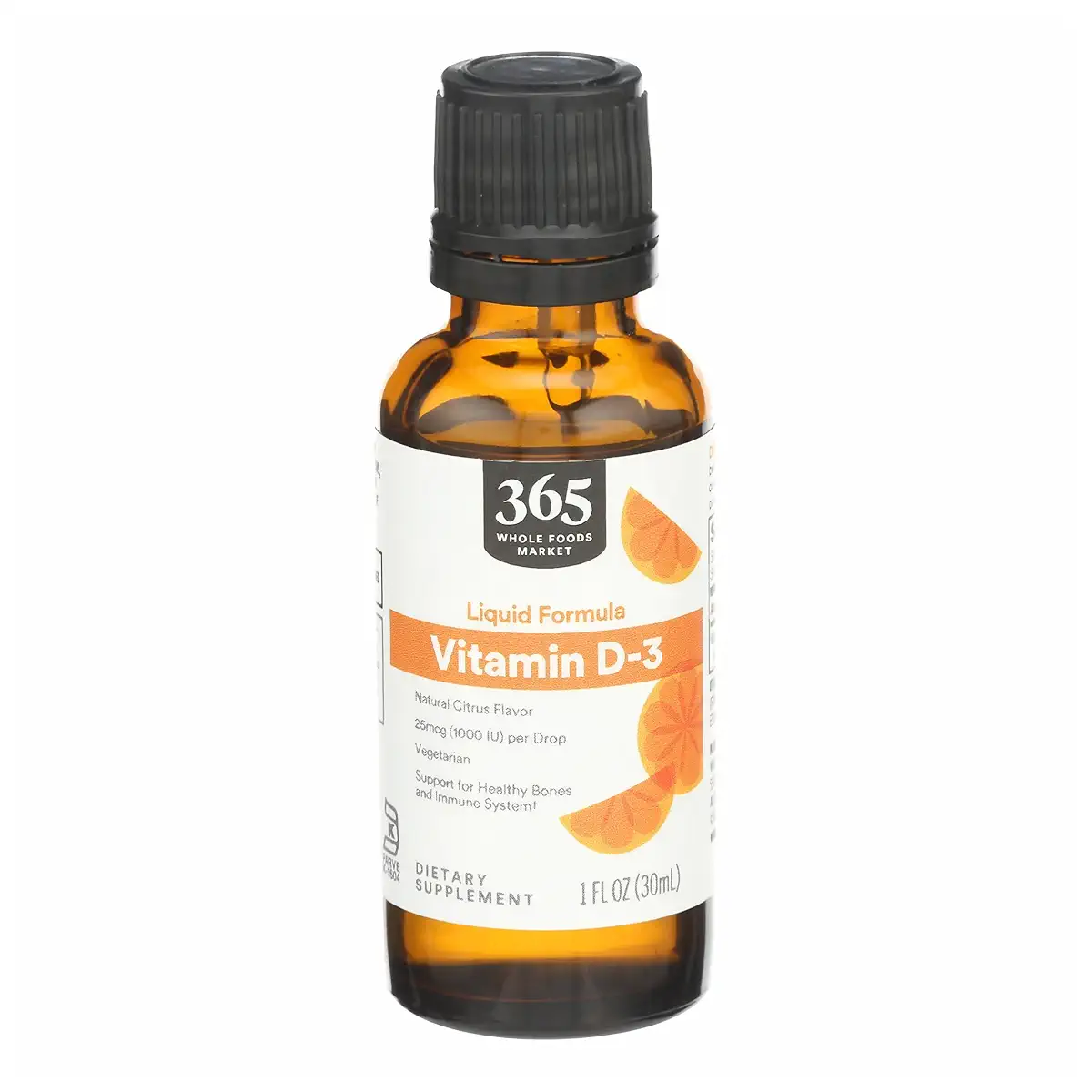 Vitamin D3 Liquid Formula 25 mcg (Citrus