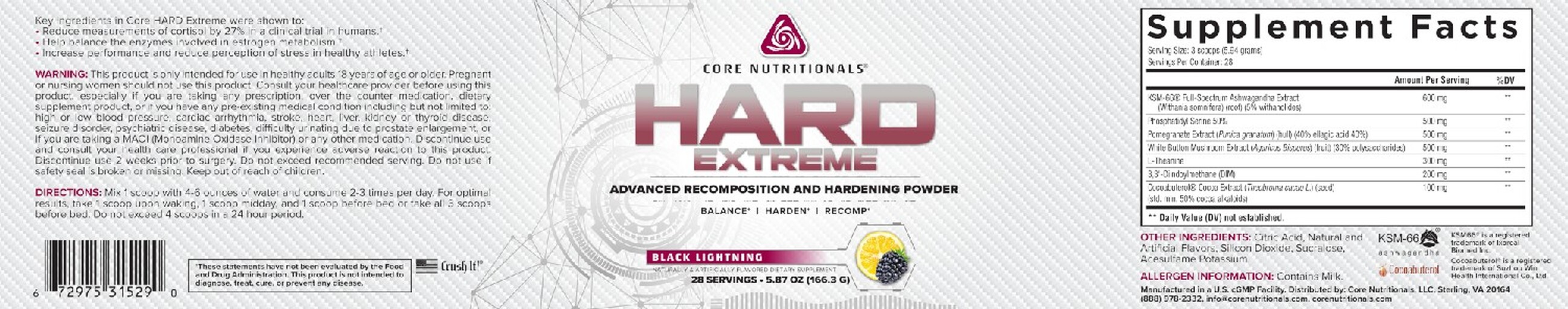 HARD Extreme Black Lightning