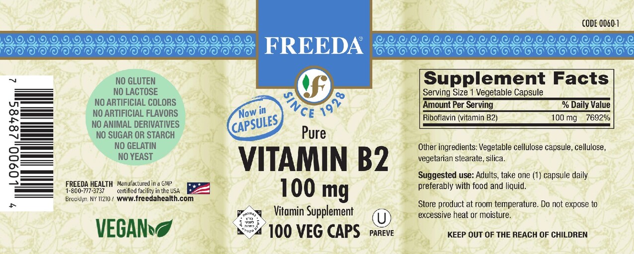Pure Vitamin B2 100 mg