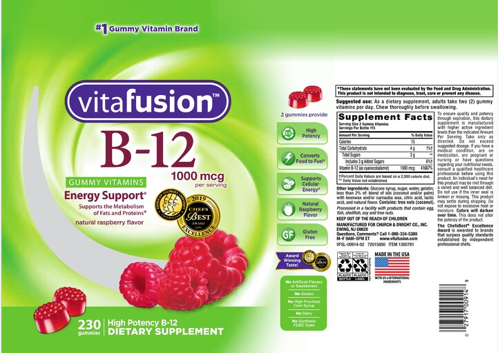 B-12 1000 mcg Natural Raspberry Flavor