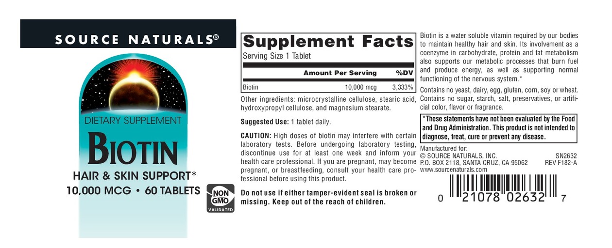 Biotin 10,000 mcg