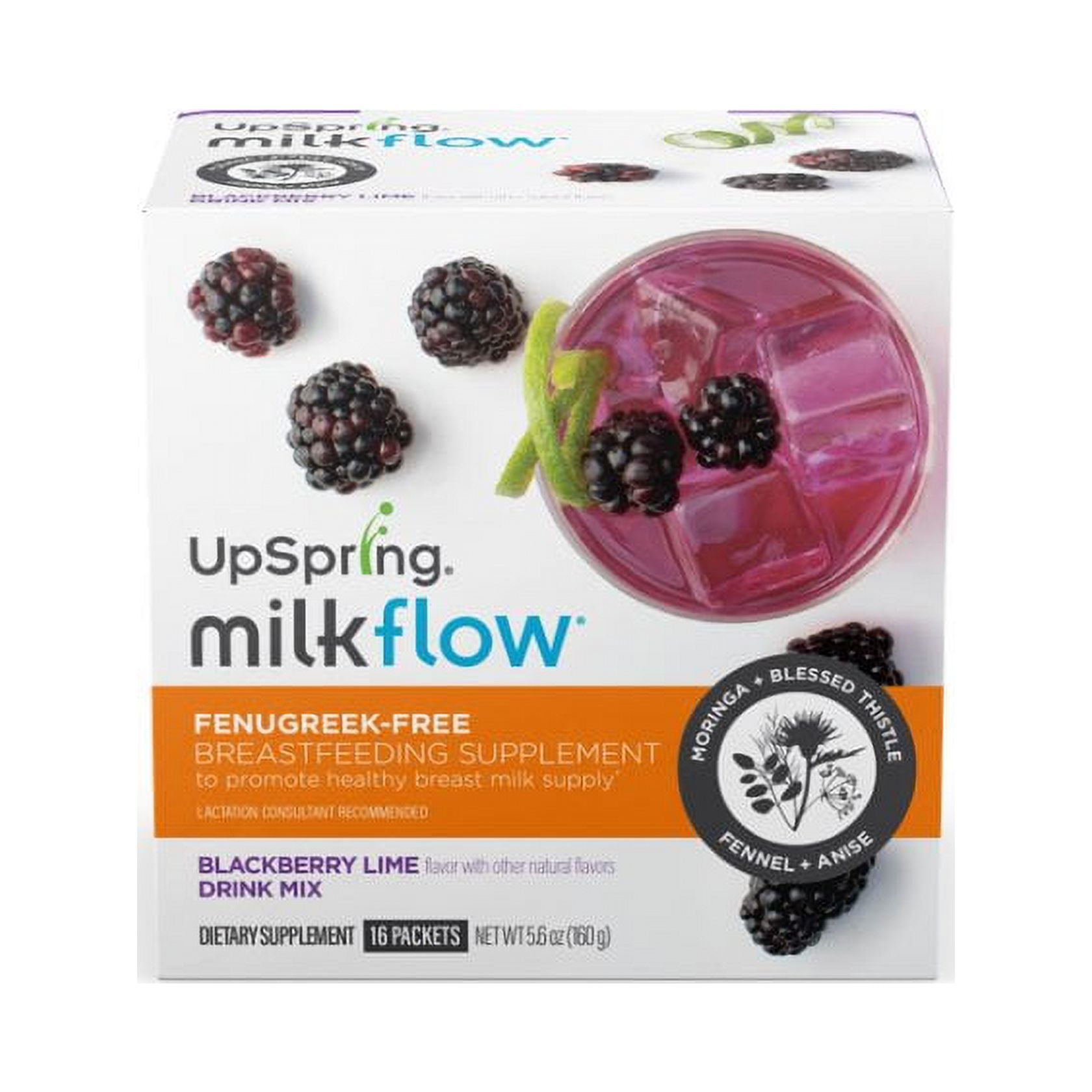 Milkflow Supports Breast Milk Supply (Blackberry Lime