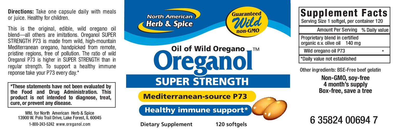 Super Strength Oreganol Oil of Wild Oregano