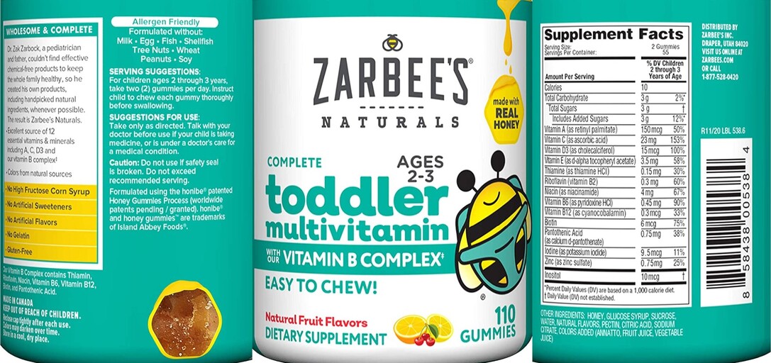 Complete Toddler Multivitamin Natural Flavors