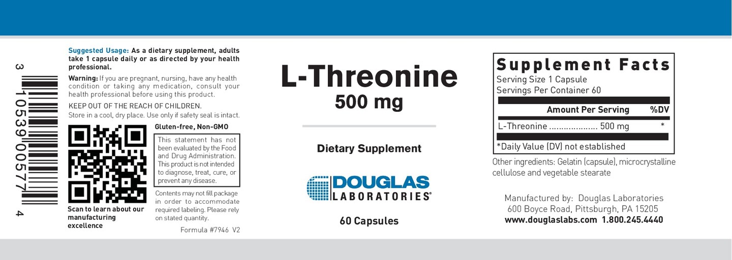 L-Threonine 500 mg