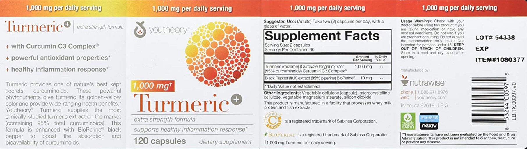 Turmeric 1,000 mg