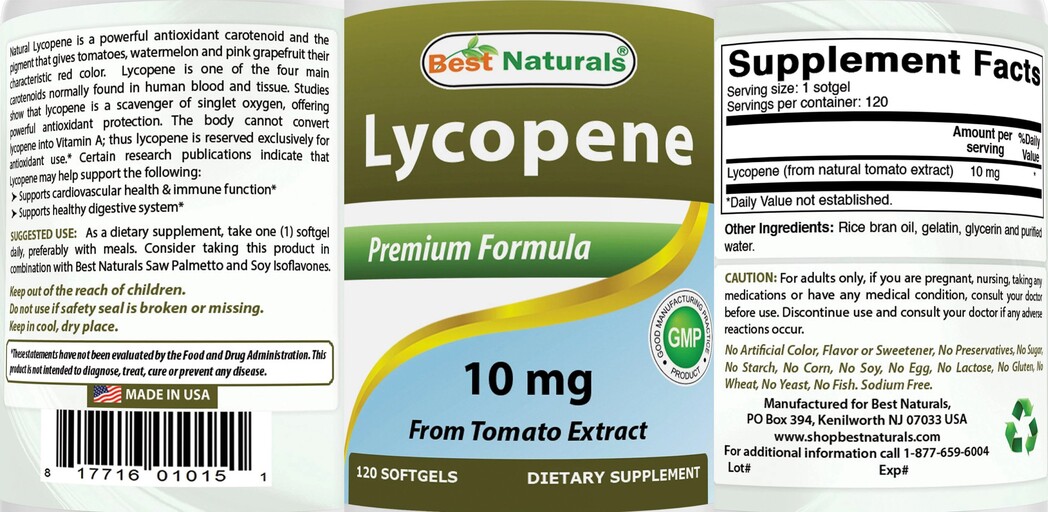 Lycopene 10 mg