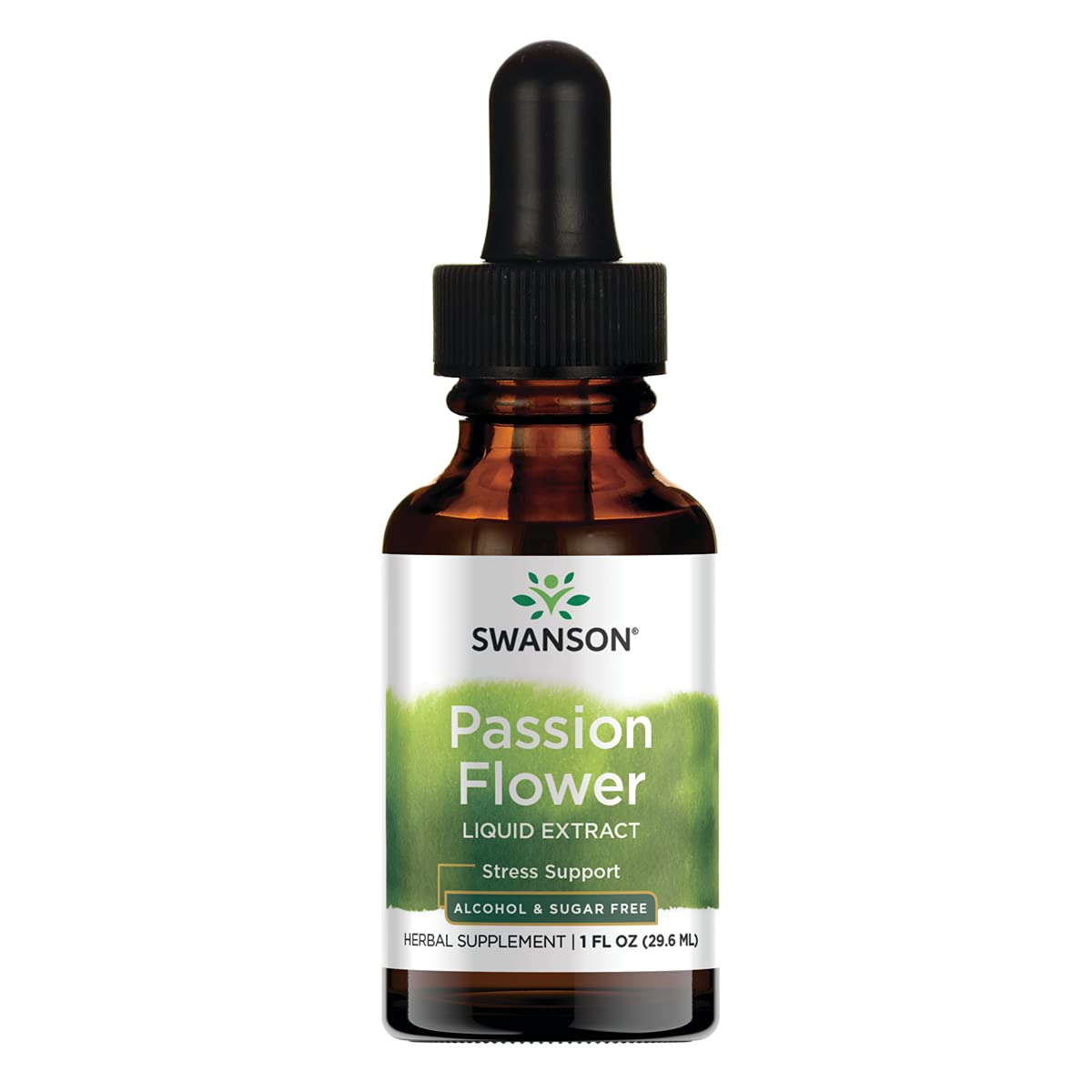 Swanson Alcohol & Sugar-Free Passion Flower Liquid Extract