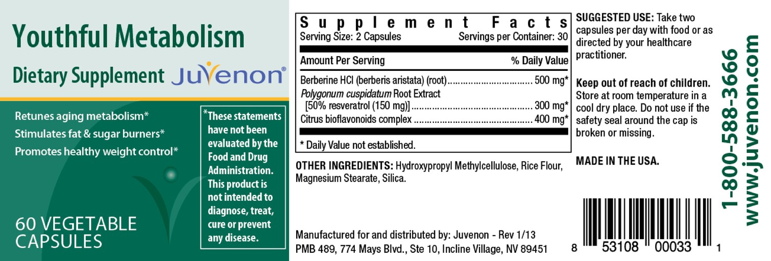 Youthful Metabolism