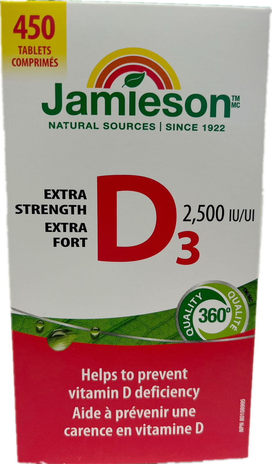 Jamieson Extra Strength D3 2500 IU