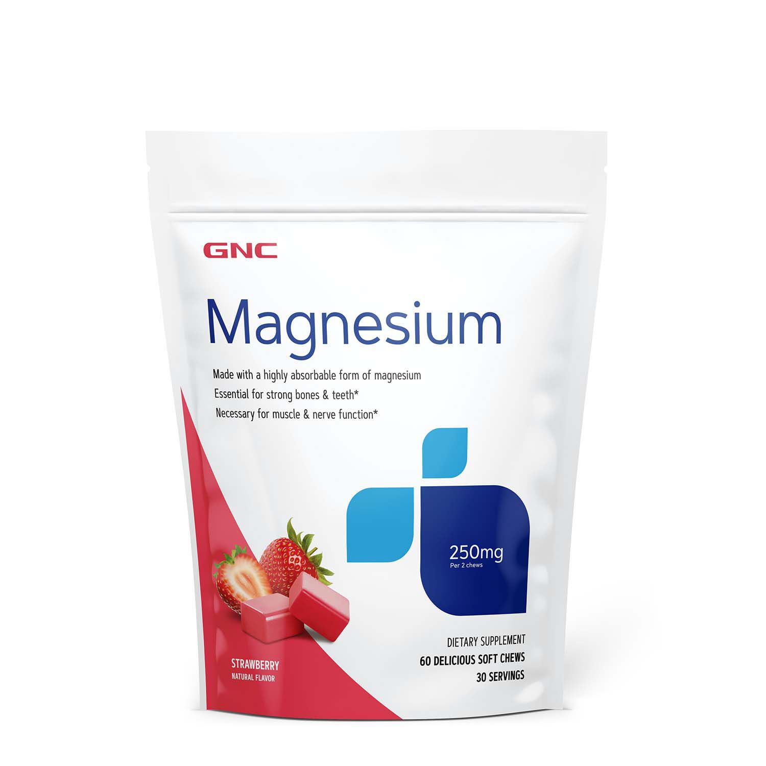 GNC Magnesium 250 mg (Strawberry
