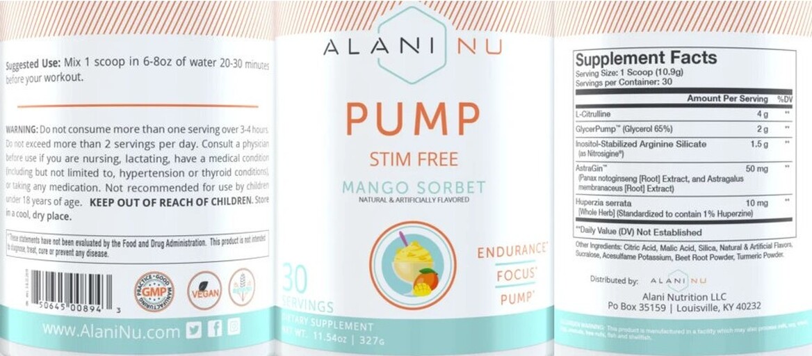 Pump Mango Sorbet