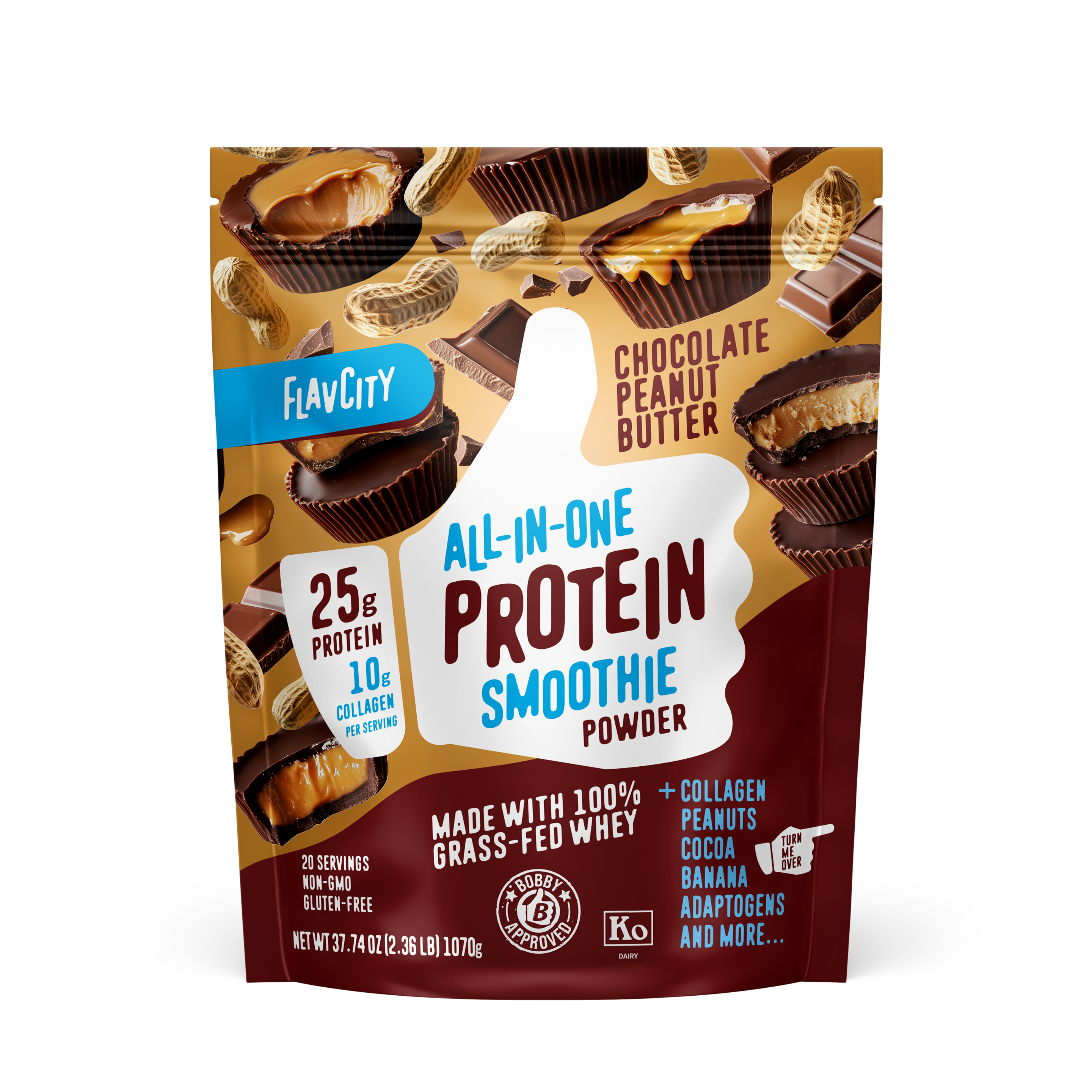 All-In-One Protein Smoothie (Chocolate Peanut Butter