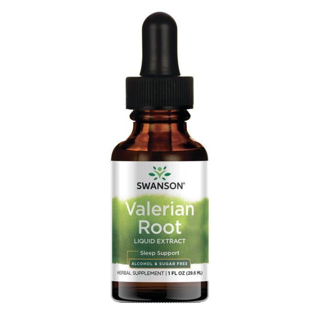 Swanson Valerian Root Liquid Extract Alcohol & Sugar Free