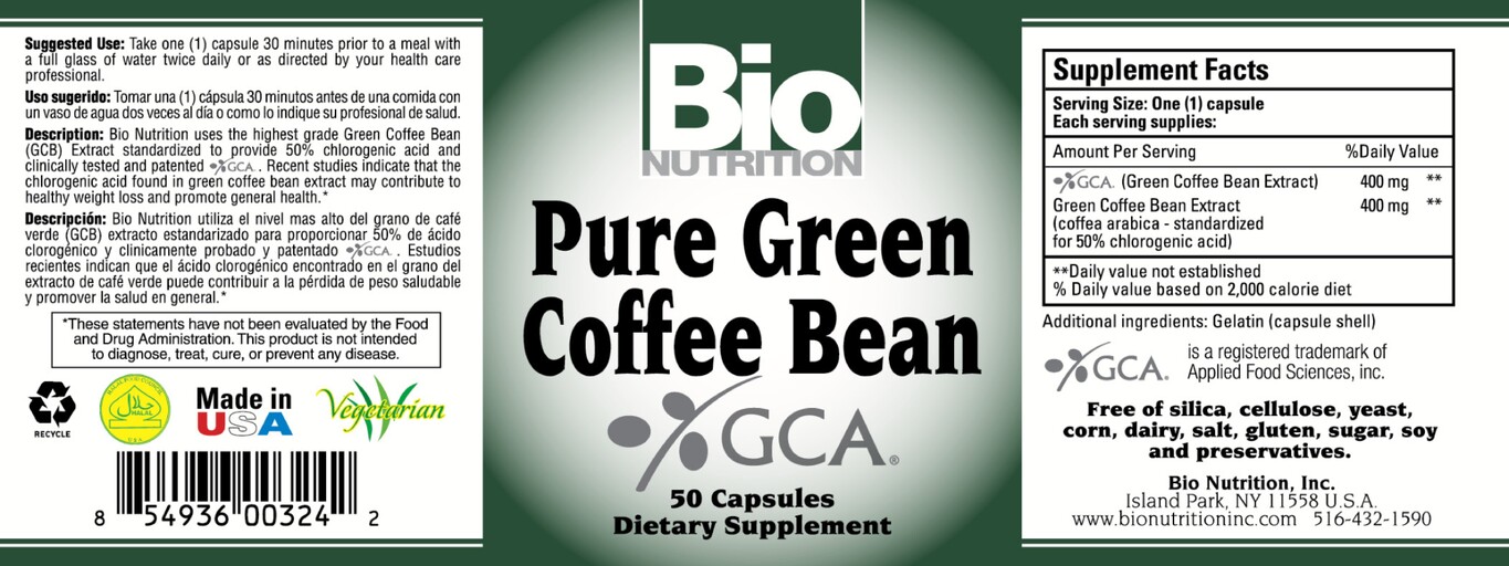 Pure Green Coffee Bean
