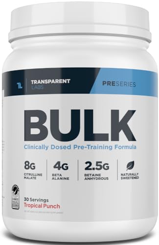 Transparent Labs Bulk Pre-Workout (Tropical Punch