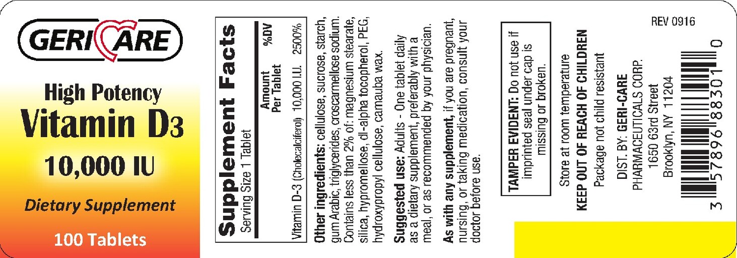 High Potency Vitamin D3 10,000 IU