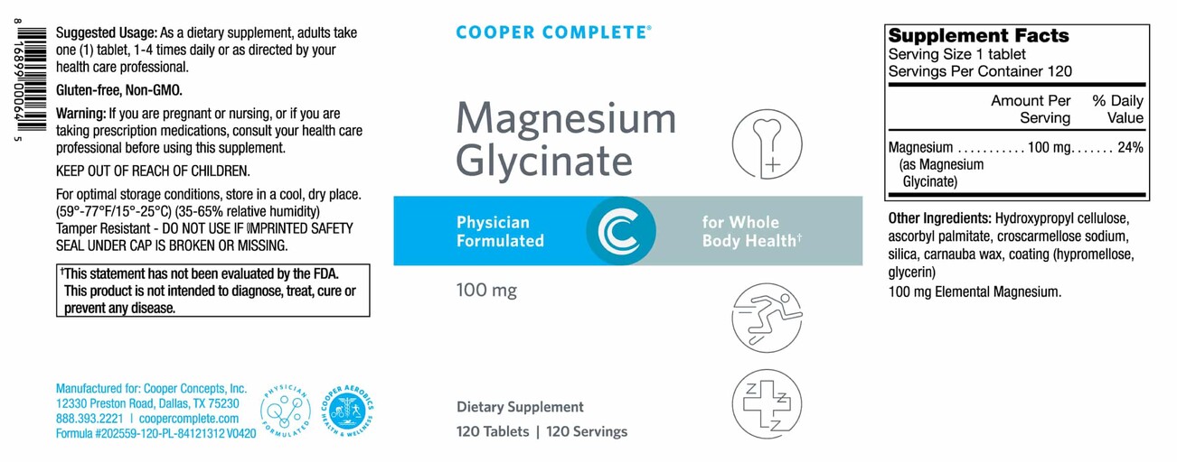 Magnesium Glycinate 100 mg