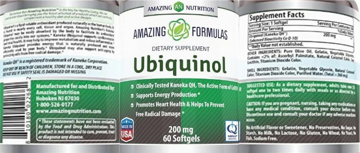 Amazing Nutrition Ubiquinol 200 mg
